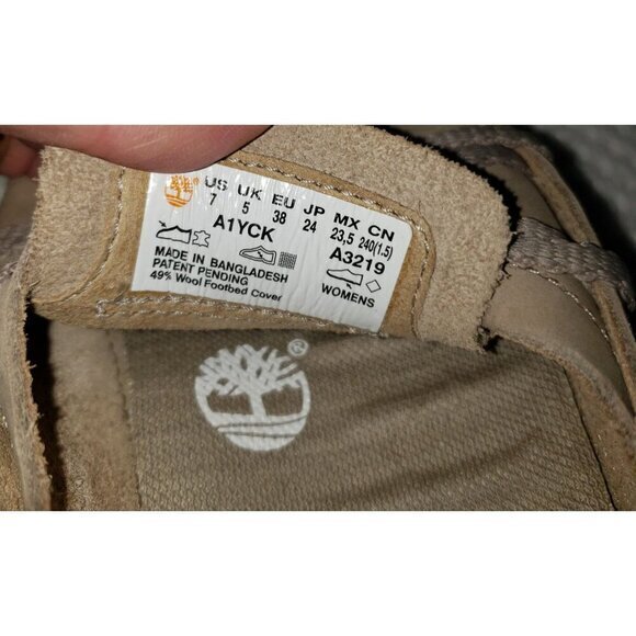 Timberland Project Better Beige Comfort Slip-on Womens Shoes Size‎ 7 Pre-Owned - Picture 14 of 15